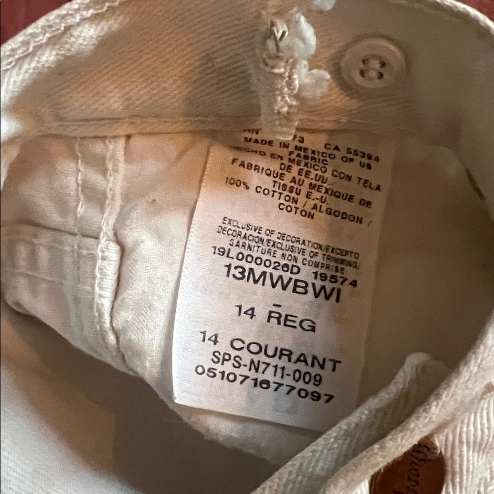 3 White Wrangler Jeans size 14 reg x 2 and 16 reg - Picture 4 of 8